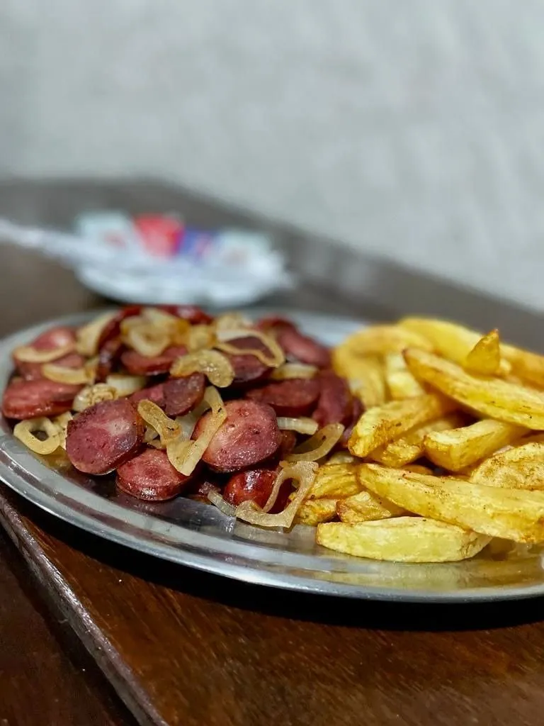Fritas com bacon
